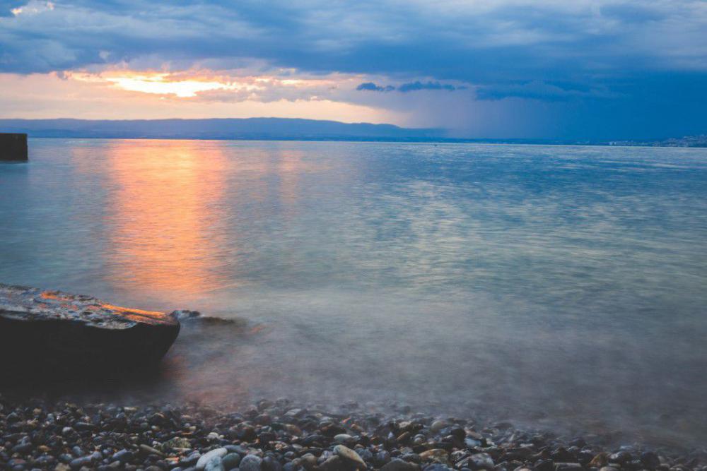 Sea Beach Sunset Stones Free Photo Sea Beach Sunset Stones Free Photo