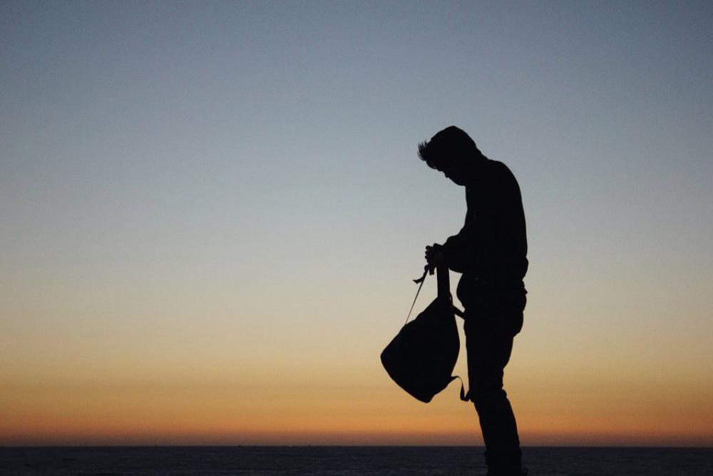 Silhouette Man Sunset Free Photo Silhouette Man Sunset Free Photo