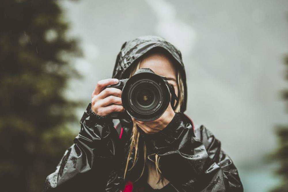 Camera Woman Rain Jacket Free Photo Camera Woman Rain Jacket Free Photo