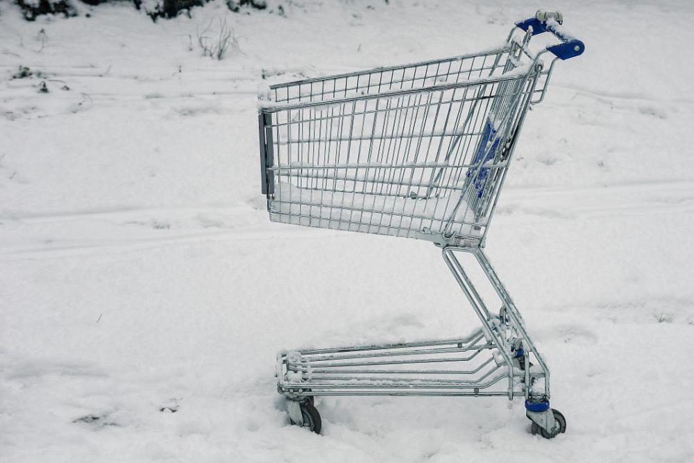 Shopping Cart Snow Free Photo Shopping Cart Snow Free Photo