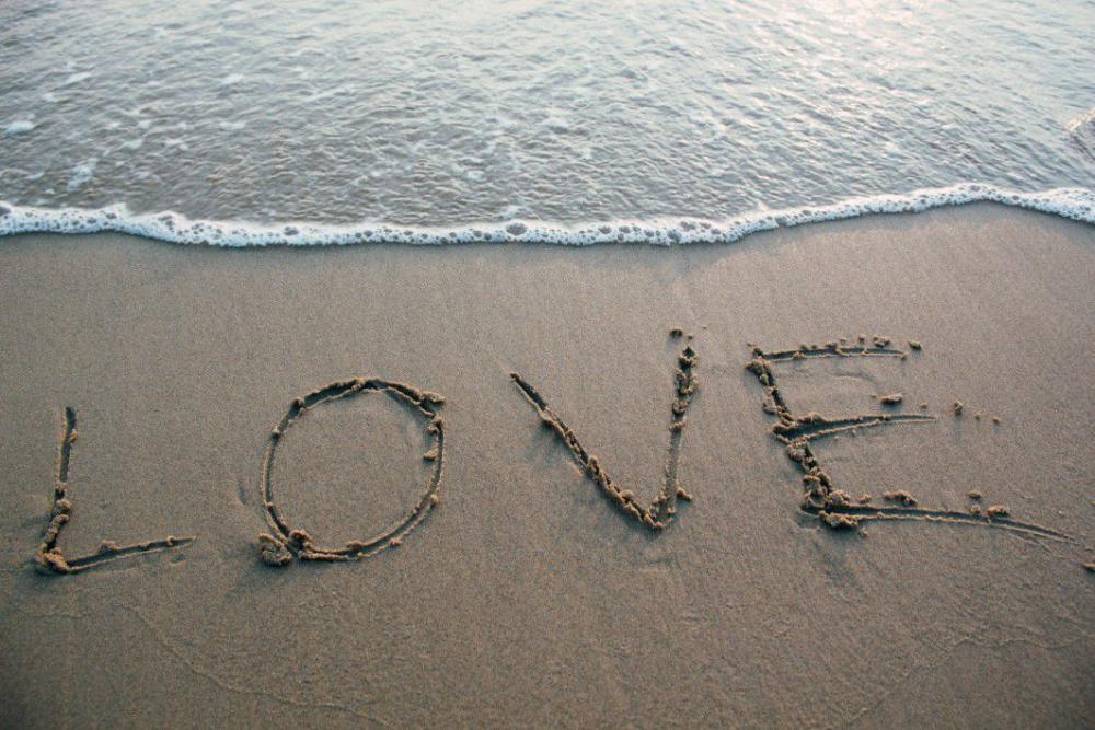 Love Sand Beach Ocean Free Photo Love Sand Beach Ocean Free Photo