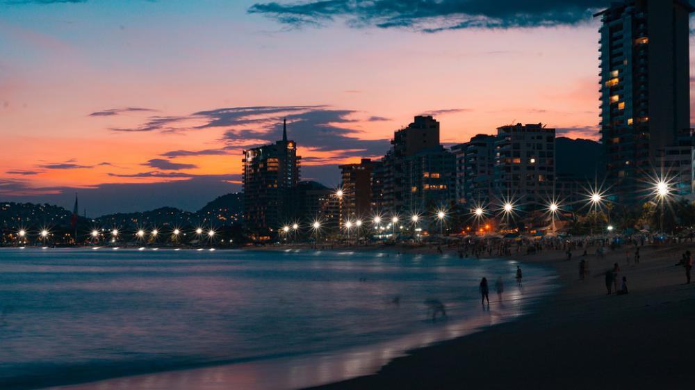 Acapulco Sunset Mexico Sea Sky Paradise Sunny Acapulco Sunset Mexico Sea Sky Paradise Sunny