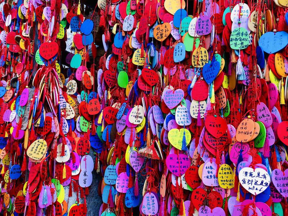 China Colors Decoration Colorful Love China Colors Decoration Colorful Love