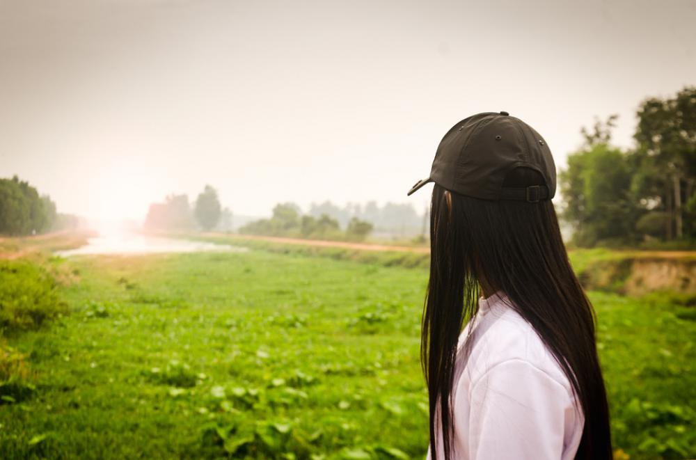 Girl Sad Alone Lonely Dawn Green Female Young Girl Sad Alone Lonely Dawn Green Female Young