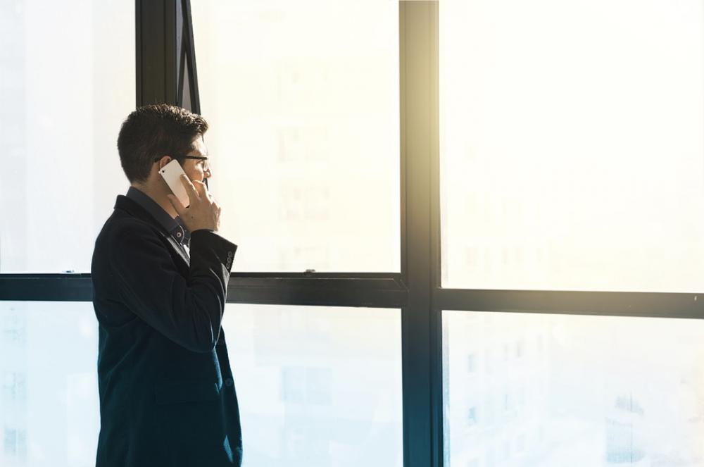 Man Cellular Suit Entrepreneur Business Phone Man Cellular Suit Entrepreneur Business Phone