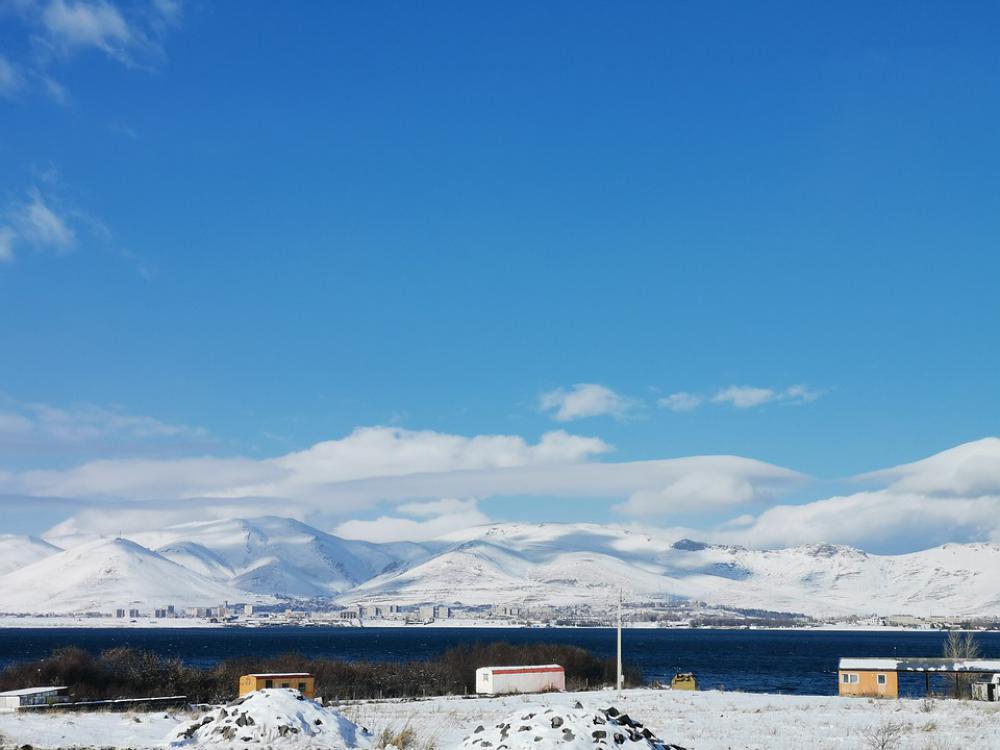 Mountains Armenia Winter Sky Mountains Armenia Winter Sky