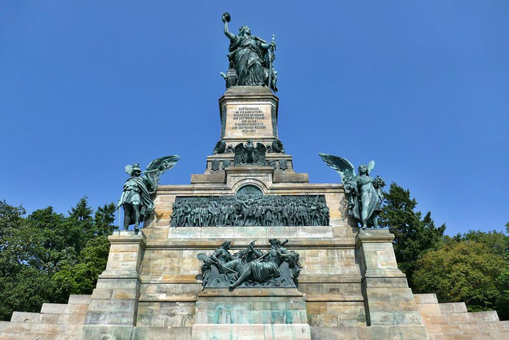 The Niederwalddenkmal Germania Statue Rüdesheim The Niederwalddenkmal Germania Statue Rüdesheim
