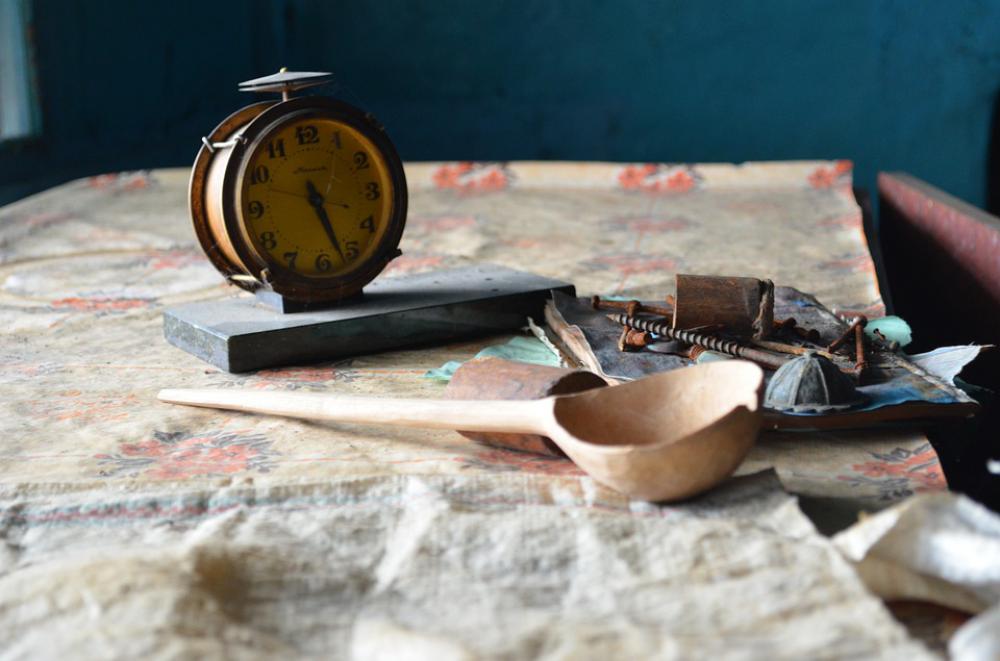Village Home Clock Time Old Vintage House Village Home Clock Time Old Vintage House