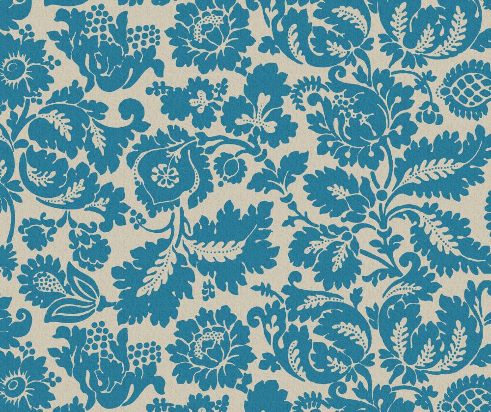Floral Leaves Blue Background Floral Leaves Blue Background