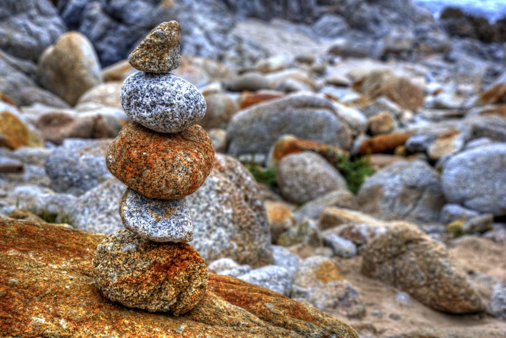 Zen Rocks At Beach Zen Rocks At Beach
