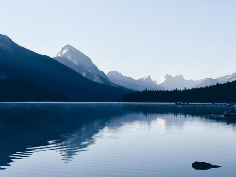 Mountain reflection Mountain reflection