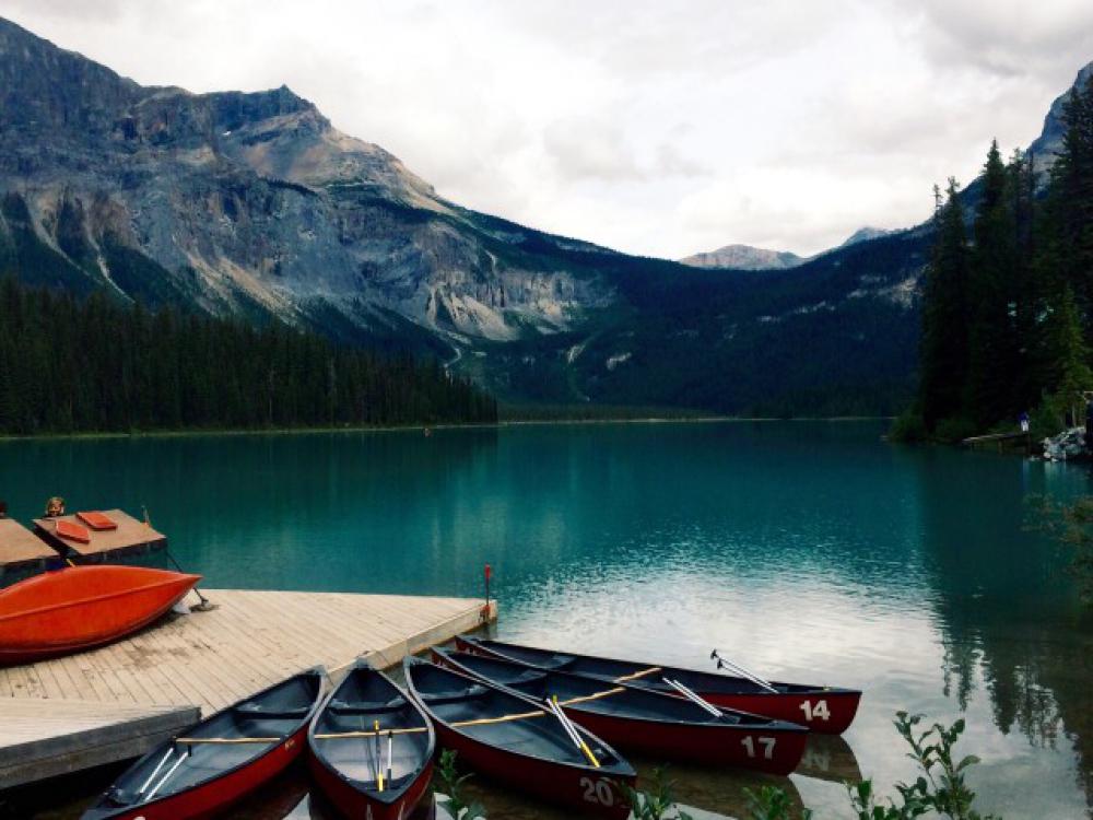 Lake Moraine in Canada Lake Moraine in Canada
