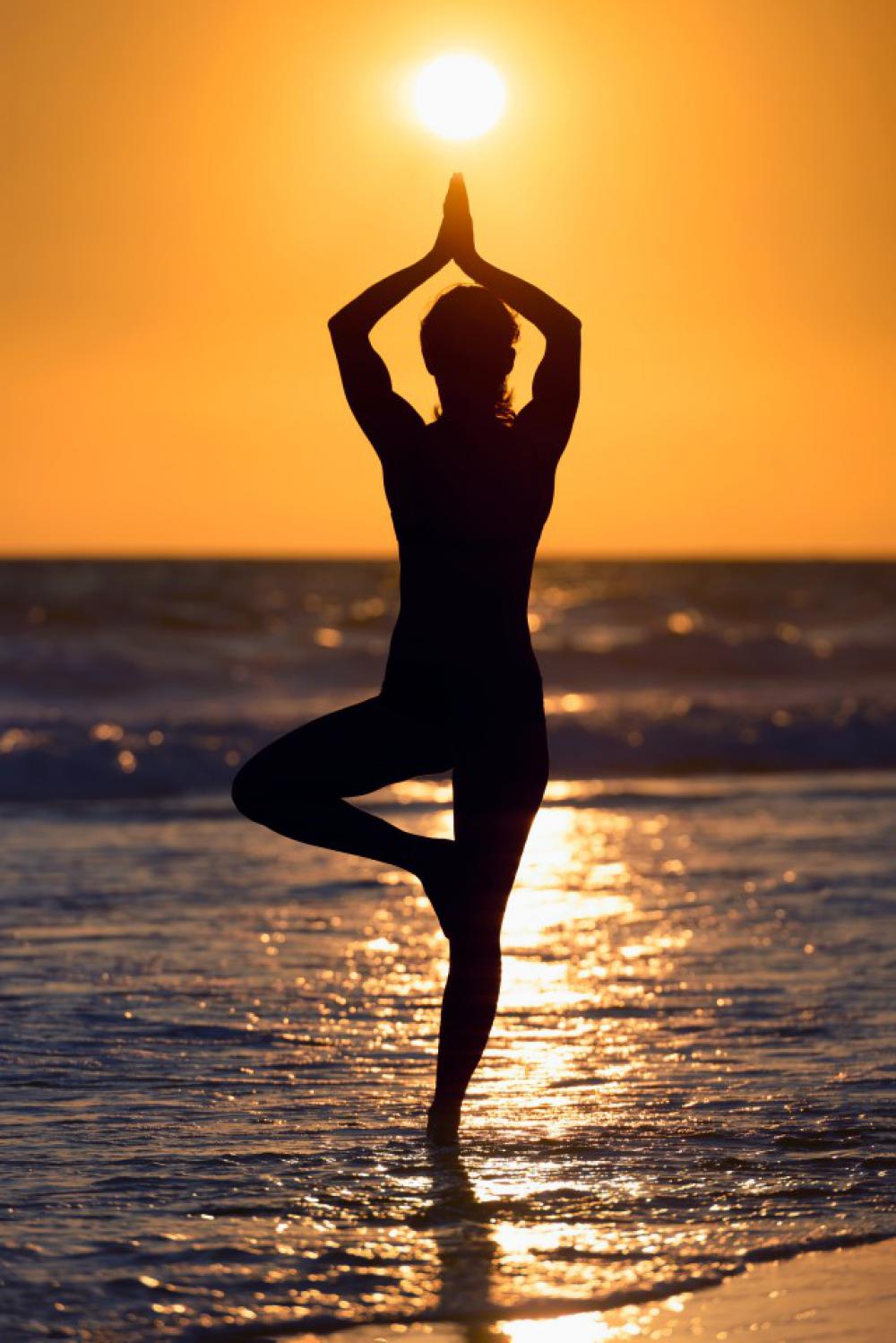 Yoga at the beach Yoga at the beach
