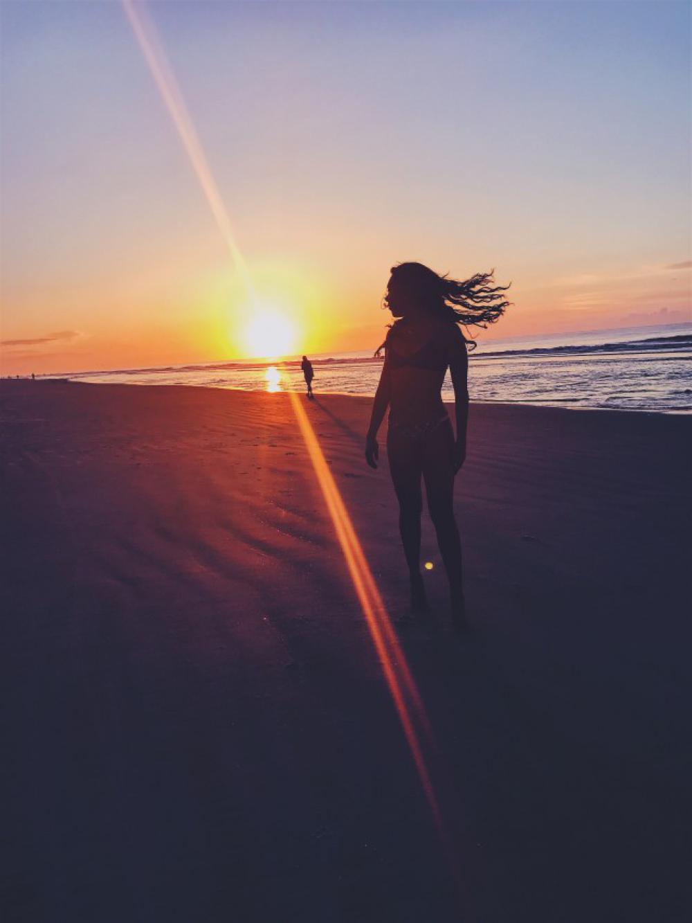 Sunrise on beach Sunrise on beach