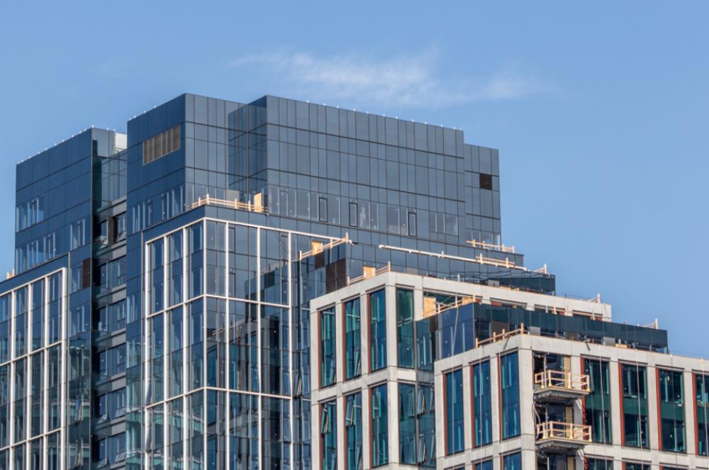 tall building city downtown windows tall building city downtown windows