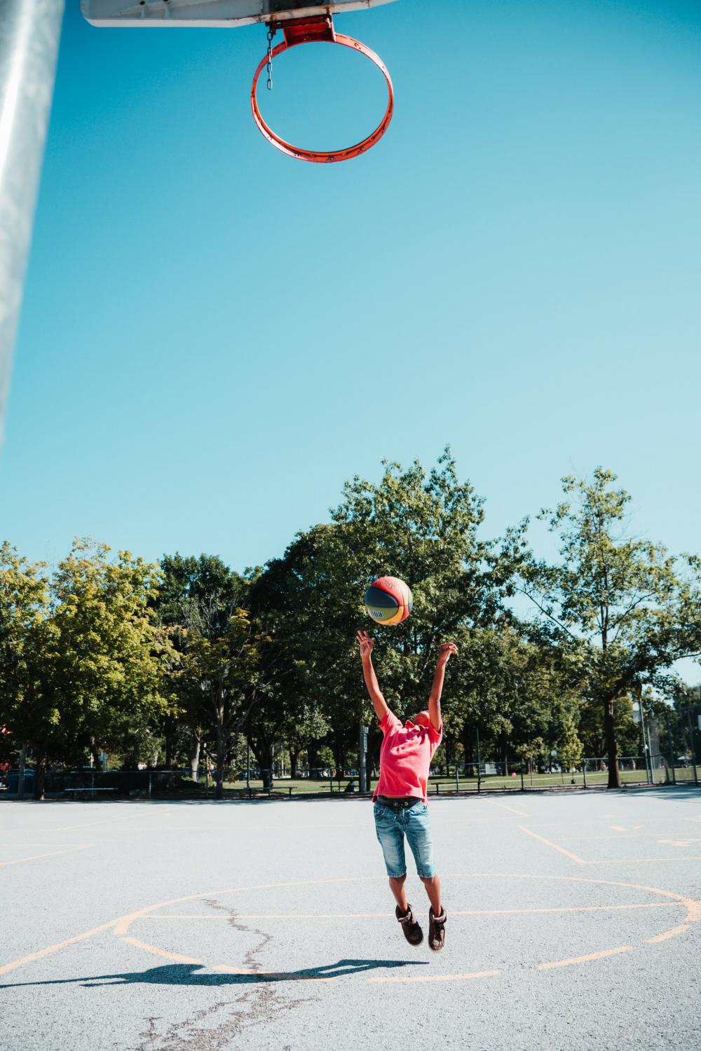 Jumping To Score Photo Jumping To Score Photo