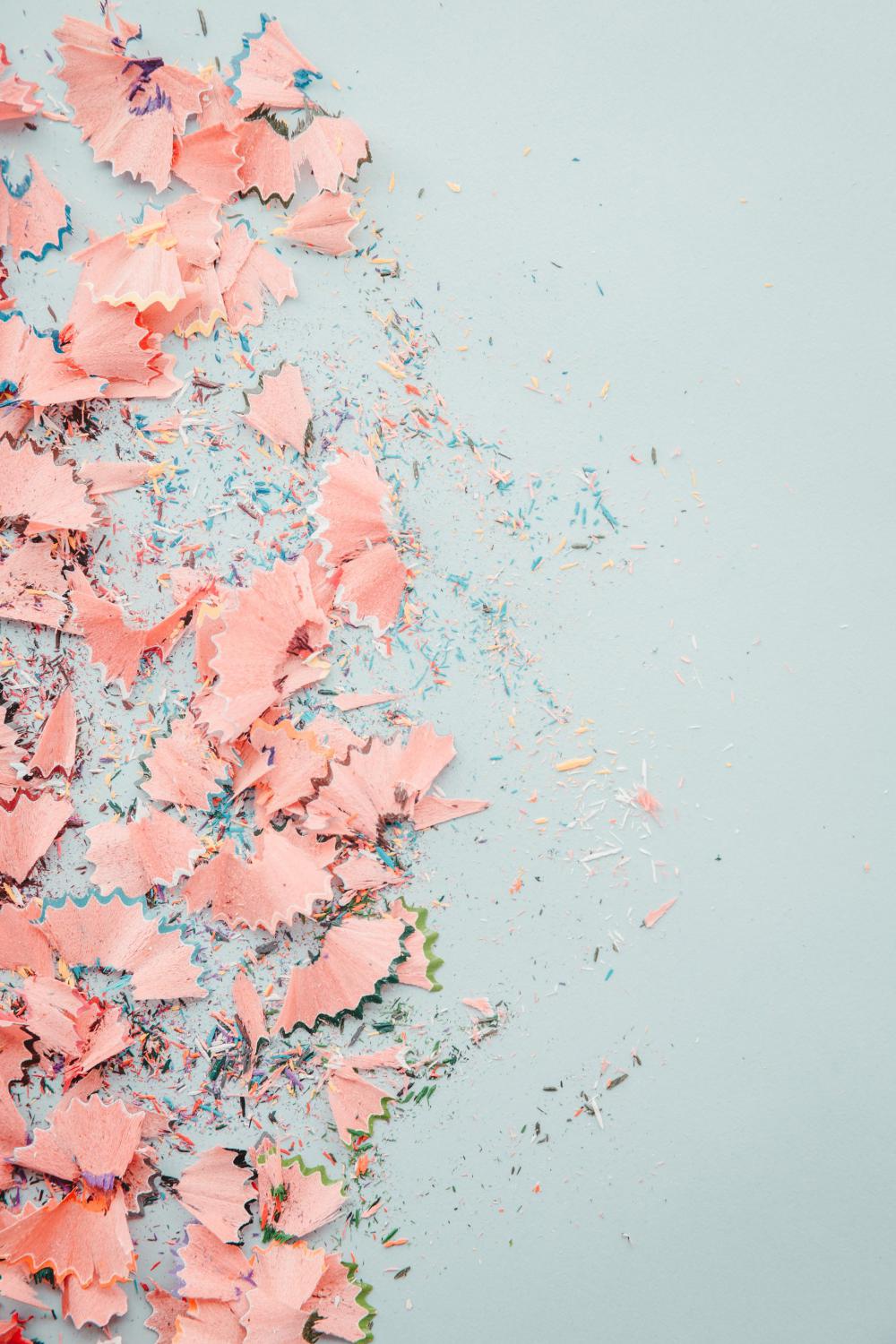 Colored Pencil Shavings Photo Colored Pencil Shavings Photo