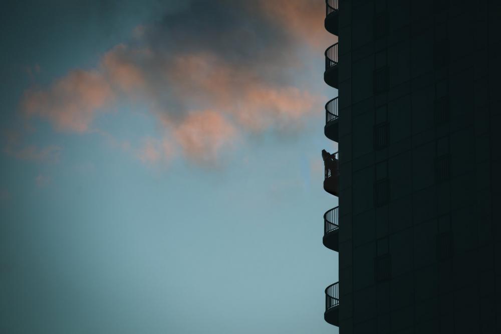 Balcony Fun At Sunset Photo Balcony Fun At Sunset Photo