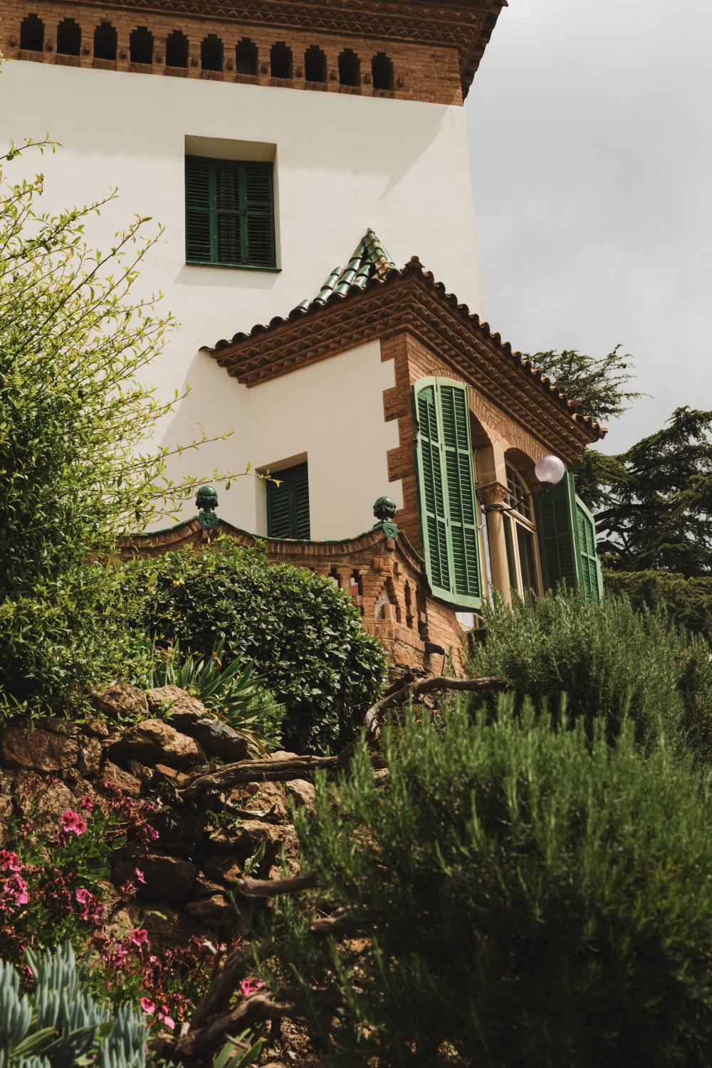 House With Green Shutters Photo House With Green Shutters Photo