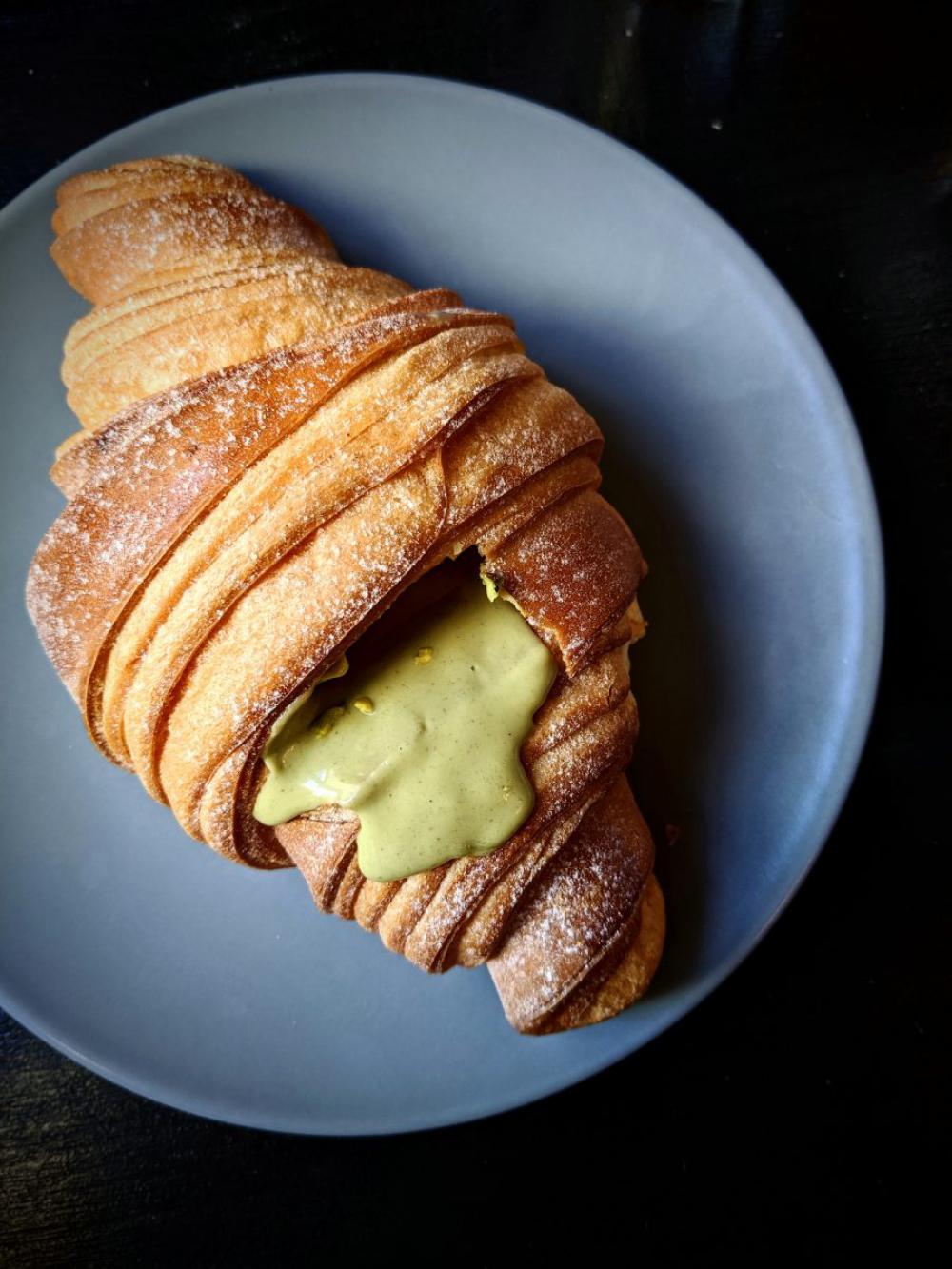 Pistachio croissant Pistachio croissant