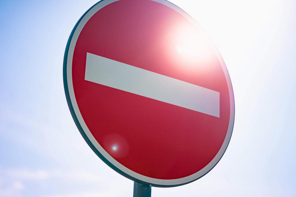 European No Entry Road Sign Free Photo European No Entry Road Sign Free Photo
