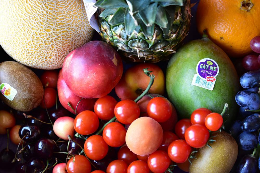 Fruits Fruit Basket Delicious Healthy Fresh Fruits Fruit Basket Delicious Healthy Fresh