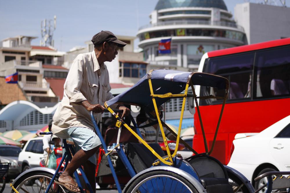 Street Cyclo Transportation Travel Man City Street Cyclo Transportation Travel Man City