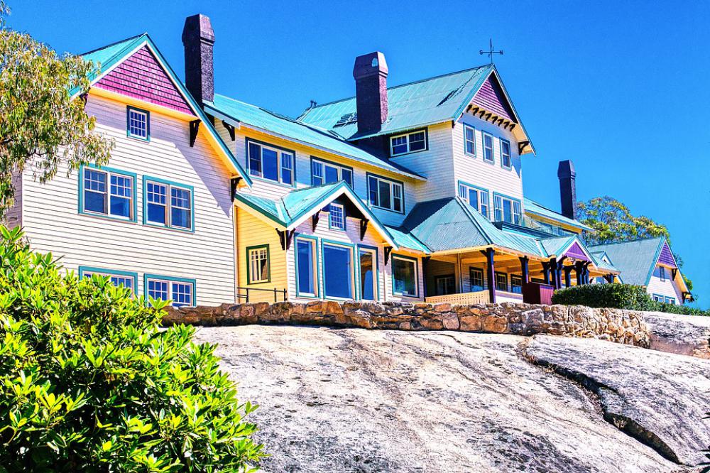 Chalet Hotel Summer Resort Mountain Architecture Chalet Hotel Summer Resort Mountain Architecture