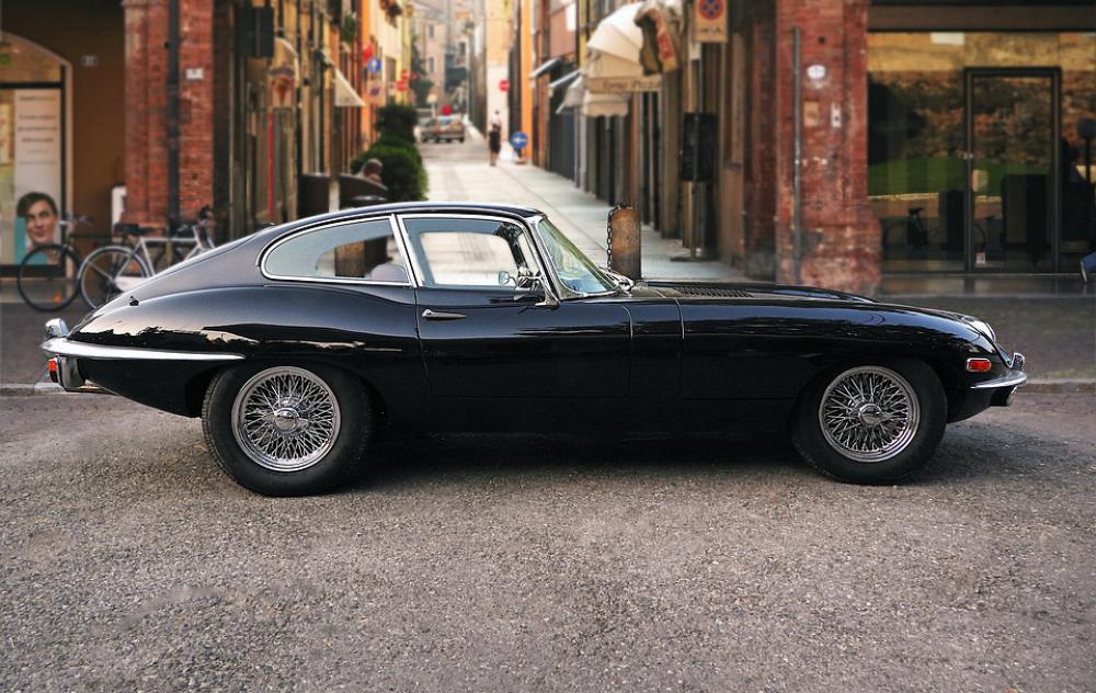 Traffic Transportation Car Jaguar E-Type Black Traffic Transportation Car Jaguar E-Type Black