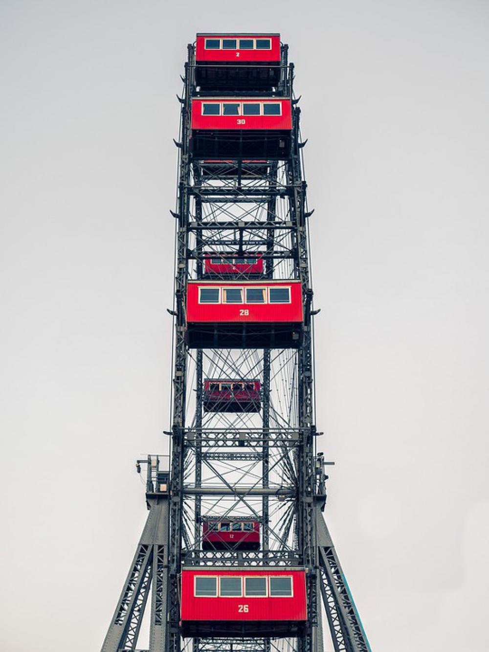 Ferris Wheel Prater Vienna Austria Wheel Ferris Wheel Prater Vienna Austria Wheel