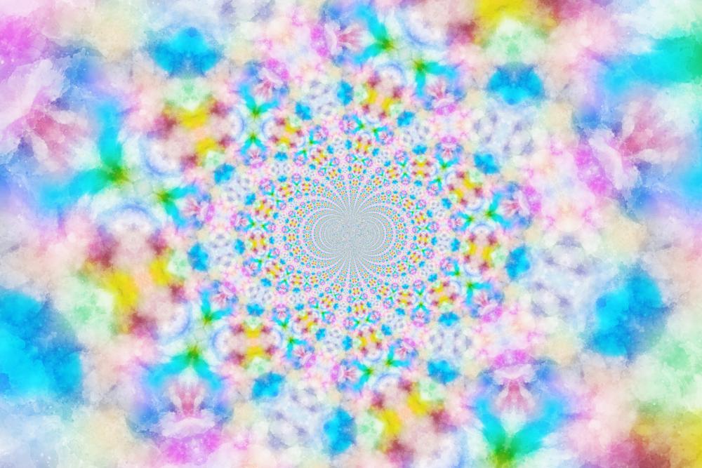 Fractal Kaleidoscope Abstract Colorful Fractal Kaleidoscope Abstract Colorful