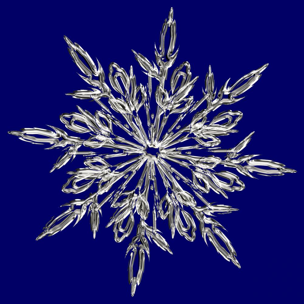 Blue Crystal Snowflake Blue Crystal Snowflake