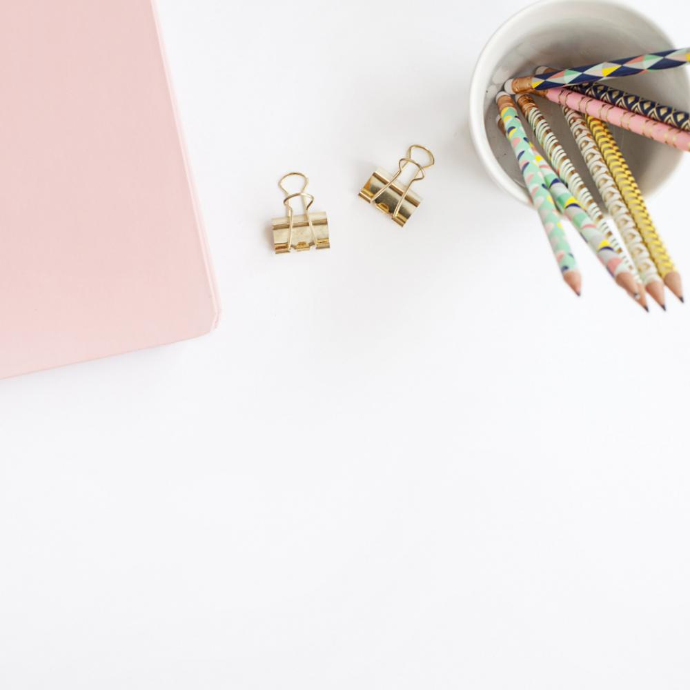 cup flat lay clips pencils pastel cup flat lay clips pencils pastel
