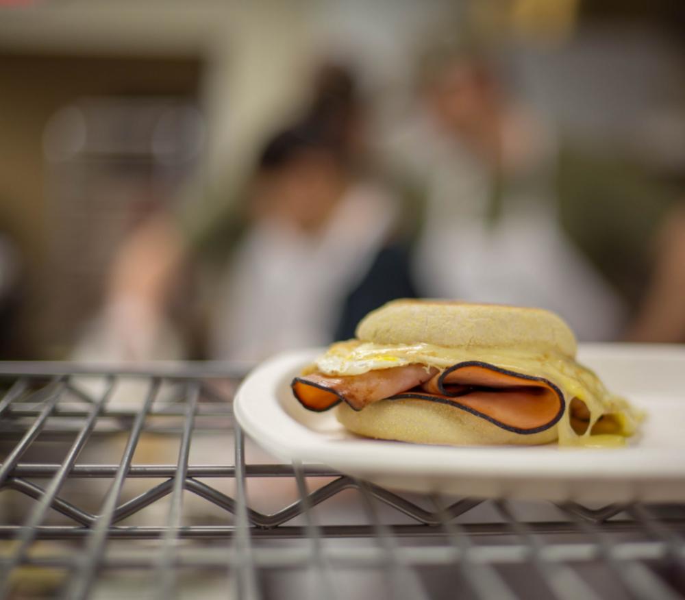 breakfast sandwich food egg ham breakfast sandwich food egg ham