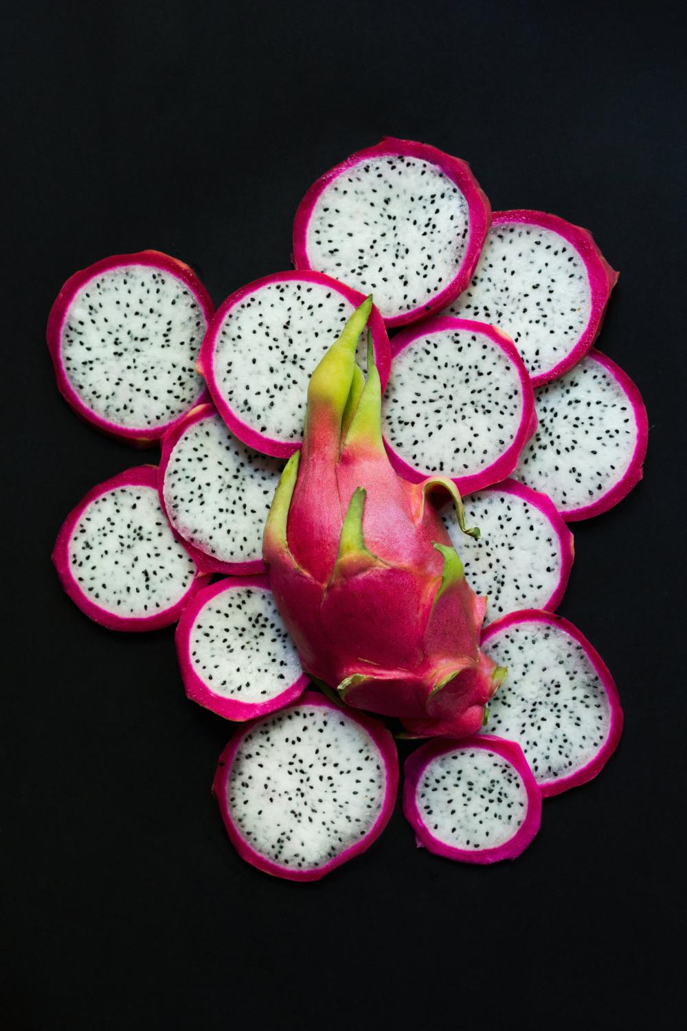 Circles Of Dragon Fruit Photo Circles Of Dragon Fruit Photo