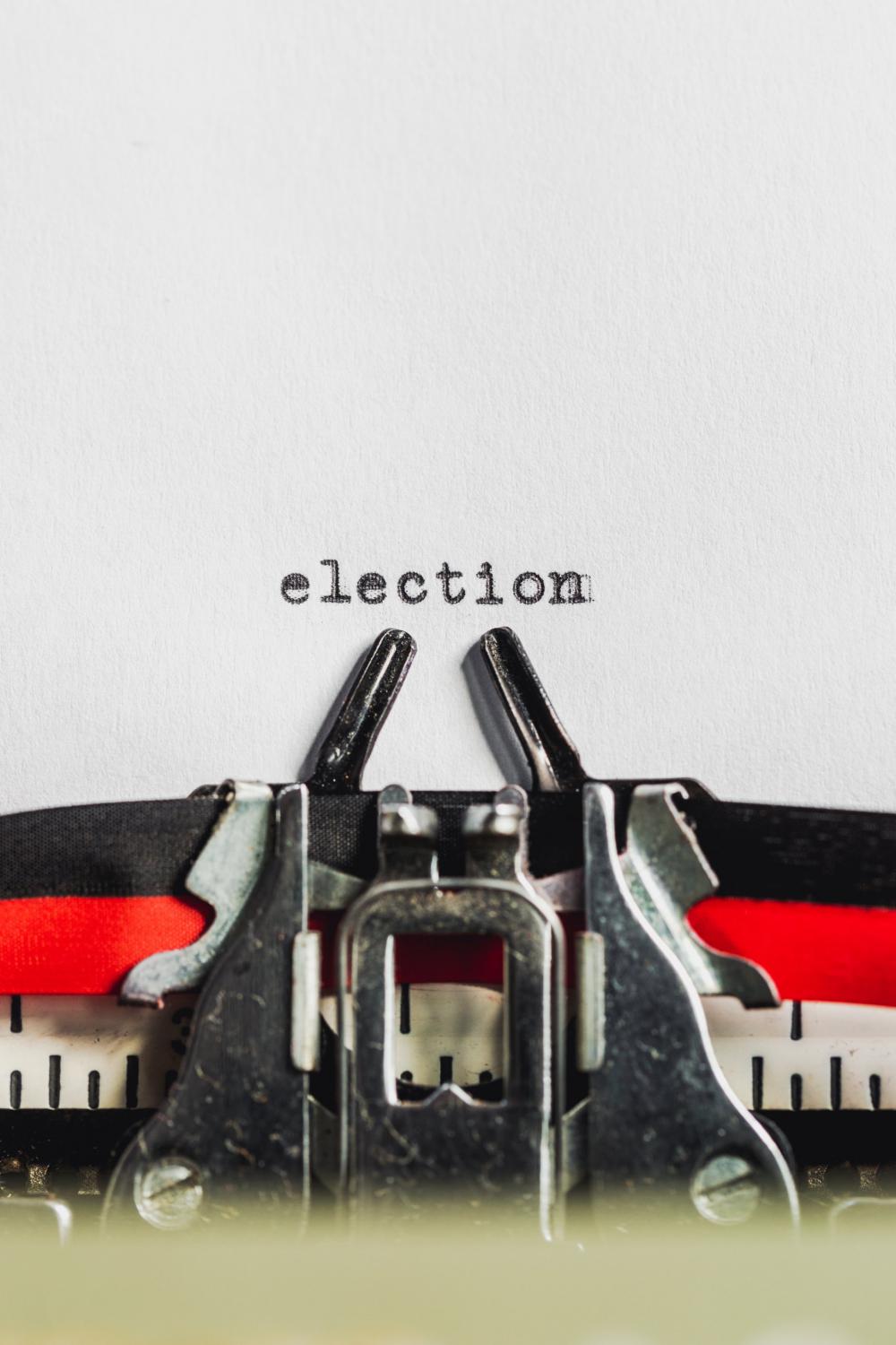 Typewriter Message Says 'Election' Photo Typewriter Message Says 'Election' Photo