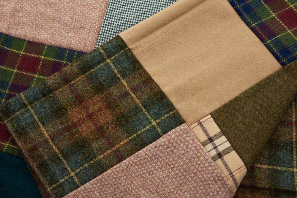 Plaid Wool Fabric Plaid Wool Fabric