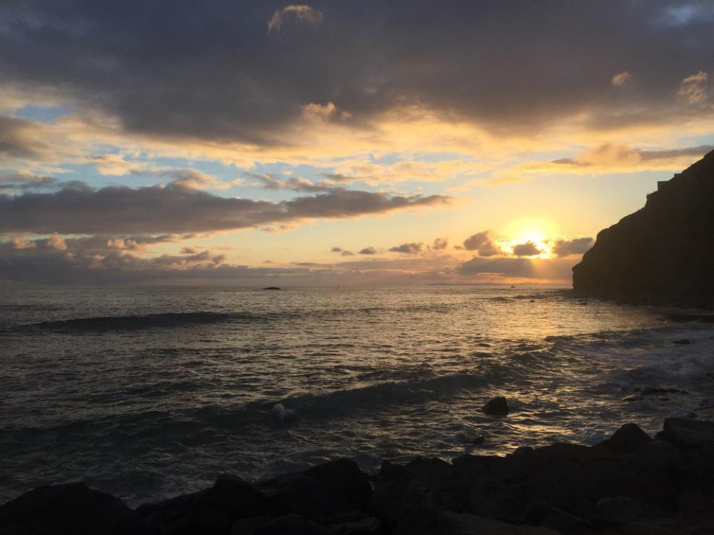 Evening Sunset Inspirational Clouds Horizon Water Evening Sunset Inspirational Clouds Horizon Water