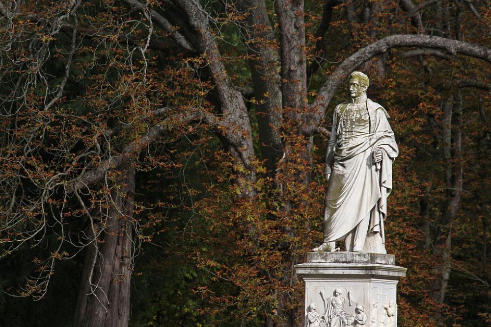 Stature Castle Of Putbus Rügen Island Stature Castle Of Putbus Rügen Island