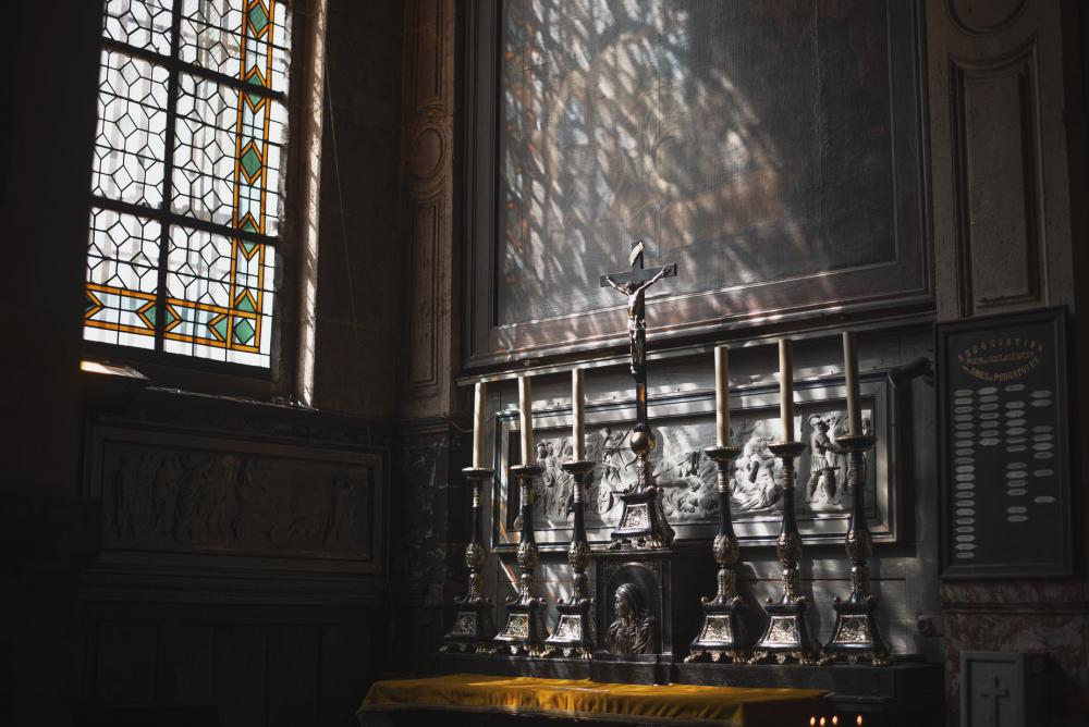 Church Window And Altar Photo Church Window And Altar Photo