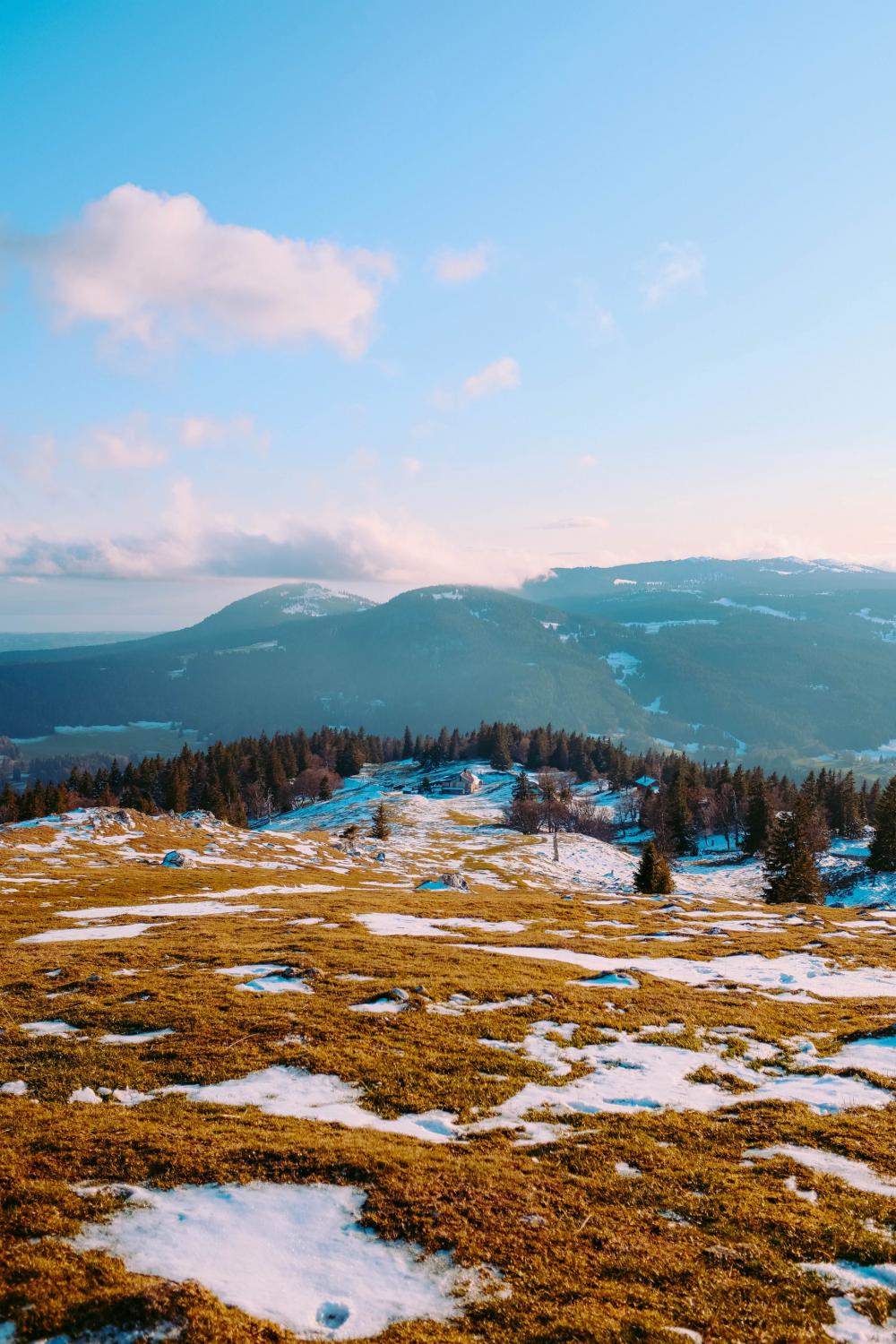 Snowy Mountain View Photo Snowy Mountain View Photo