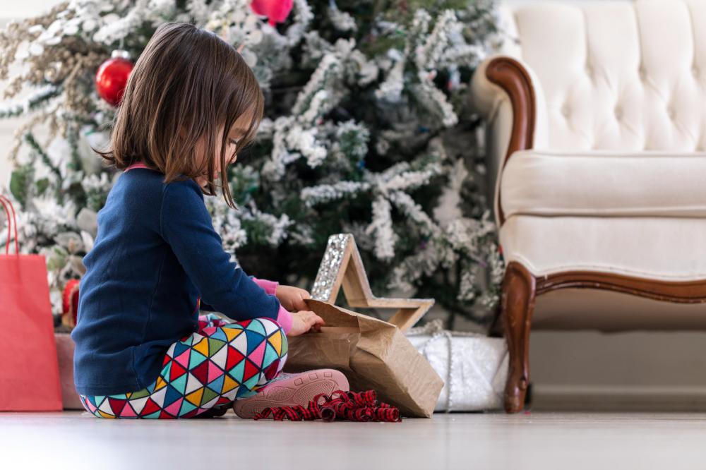Opening Gifts Christmas Photo Opening Gifts Christmas Photo