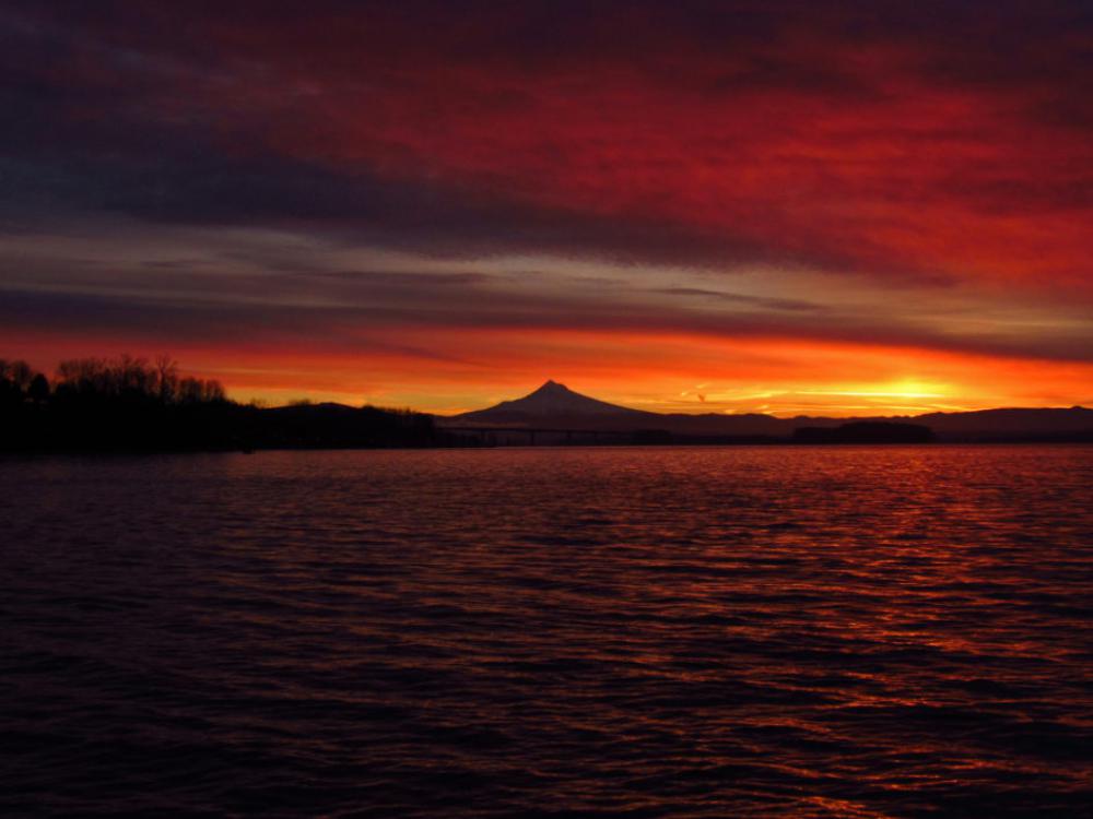 Sunset over Lake Free Photo Sunset over Lake Free Photo