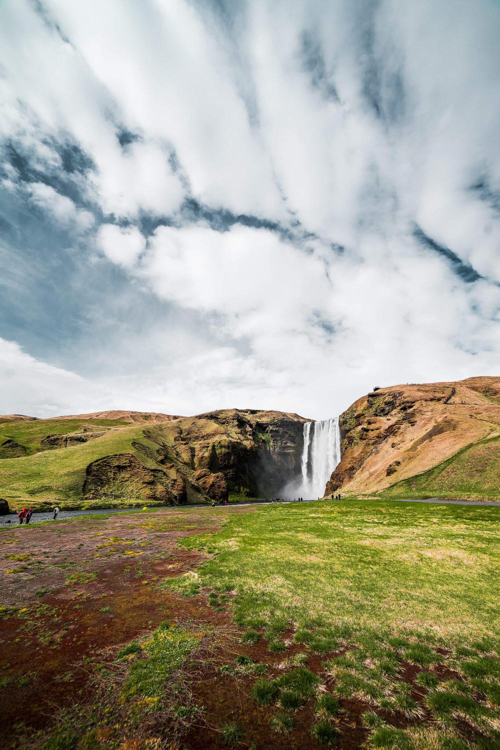 Icelandic Skógafoss Waterfall Free Photo Icelandic Skógafoss Waterfall Free Photo