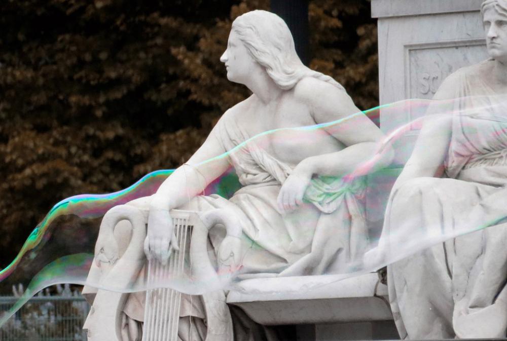 Bubble Statue Sculpture Figure Water Bubbles Bubble Statue Sculpture Figure Water Bubbles