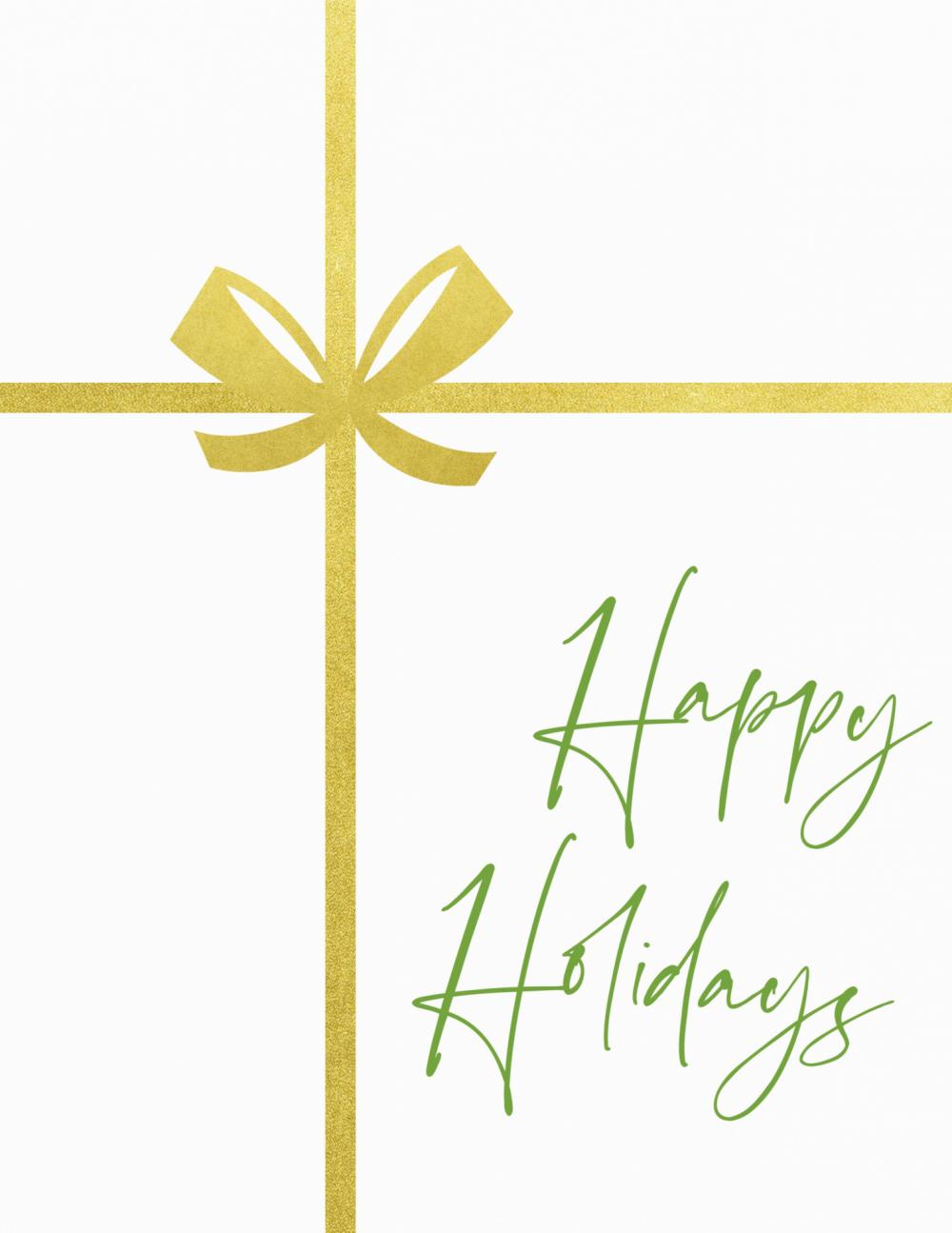 Christmas Present Greeting Card Christmas Present Greeting Card