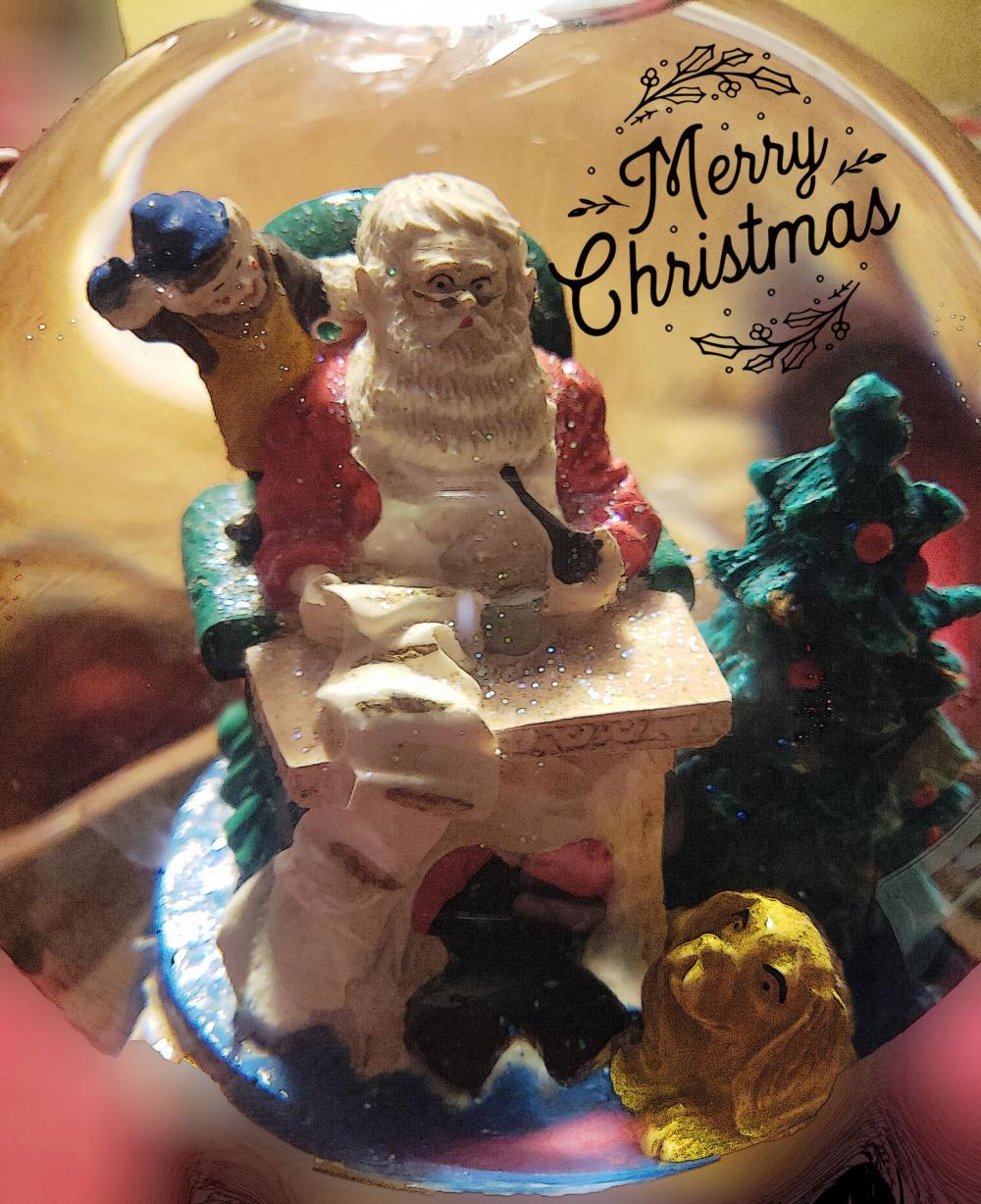 Santa Snow Globe Santa Snow Globe