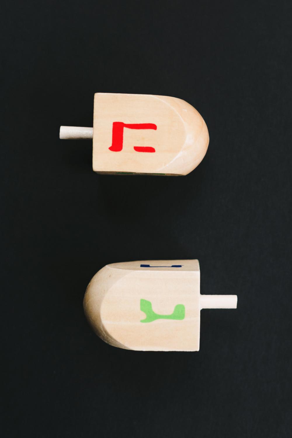 Twin Dreidels Photo Twin Dreidels Photo