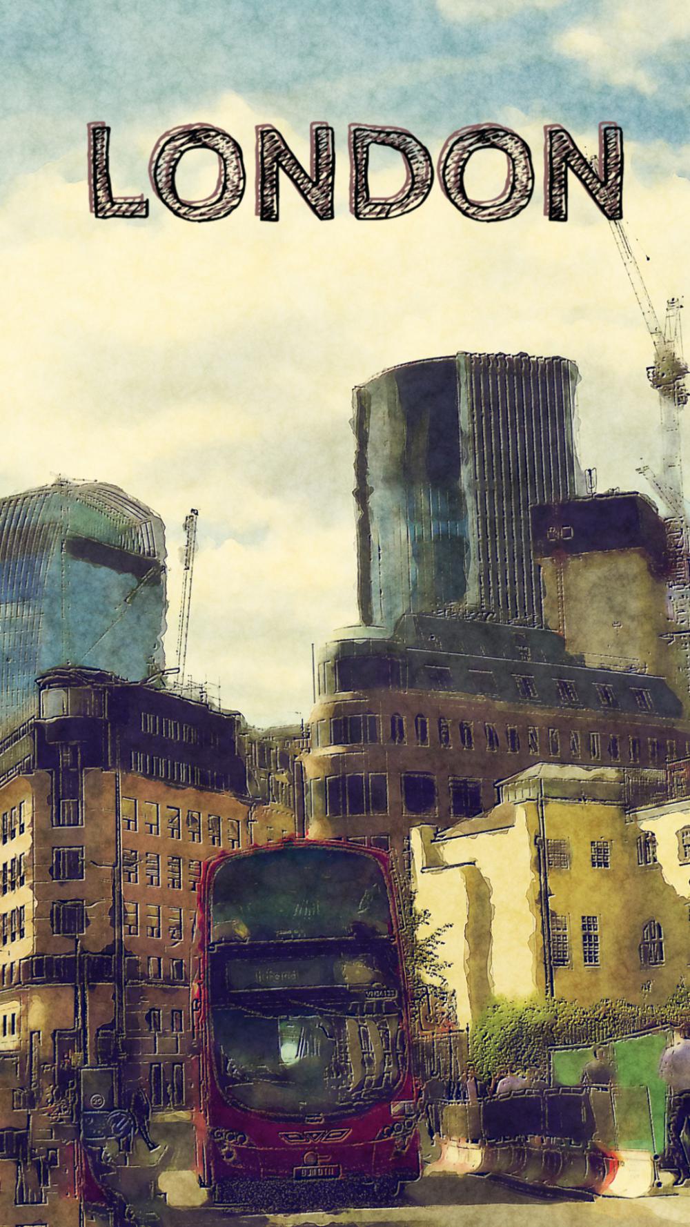 London Travel Poster London Travel Poster