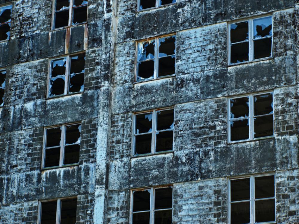old exterior facade wall windows old exterior facade wall windows